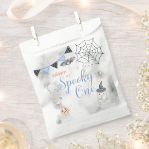 Sachets En Papier Éffrayant Une Mignonne Halloween Ghost 1ère fête d