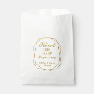 Sachets En Papier Elégant art déco Mariage Favoriser Sac Sweet Fin