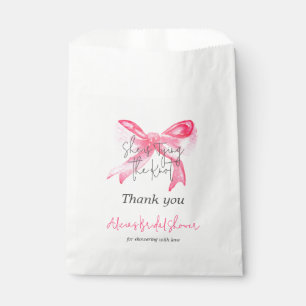 Sachets En Papier Élégant Attache à nouer Fête des mariées de la cou