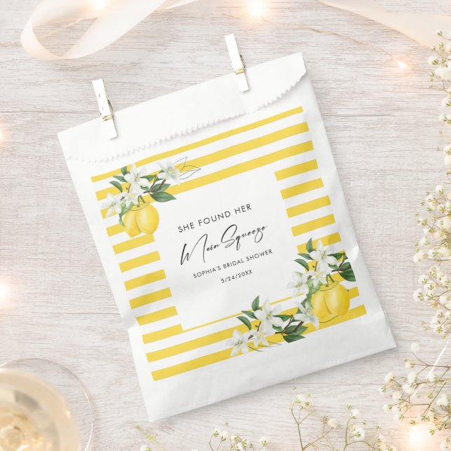 Sachets En Papier Élégant bouchée principale douche de mariage (Coupé)
