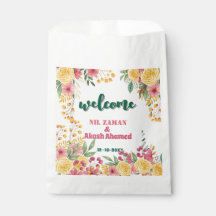 Élégant Floral double nom nuptiale invitation douc