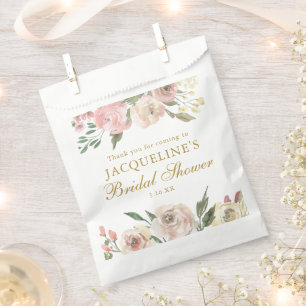 Sachets En Papier Élégant floral rose personnalisé Salle de bain de 
