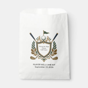Sachets En Papier Élégant Kit de Bienvenue pour Joueurs de Golf avec