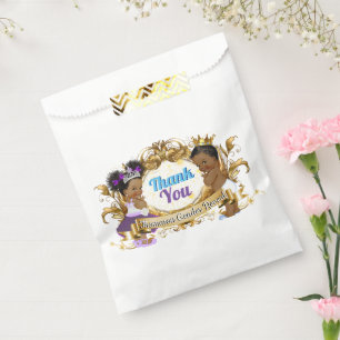 Sachets En Papier Élégant Révélation Royale Africaine de genre Viole