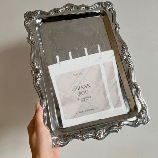 Sachets En Papier Élégant vérifié mariage vintage Merci invité