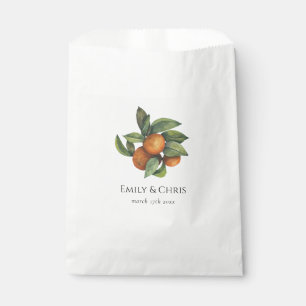 Sachets En Papier Élégante verdure des agrumes botaniques