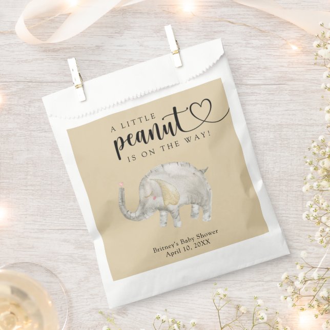 Sachets En Papier Eléphant montgolfière (Coupé)