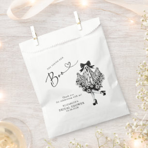 Sachets En Papier Elle a trouvé sa Boo Ghost Floral  Baby Shower de 