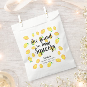 Sachets En Papier Elle a trouvé sa douche nuptiale au citron Main Sq