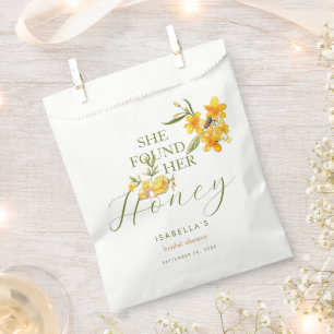 Sachets En Papier Elle A Trouvé Son Miel Abeille Fête des mariées Fl
