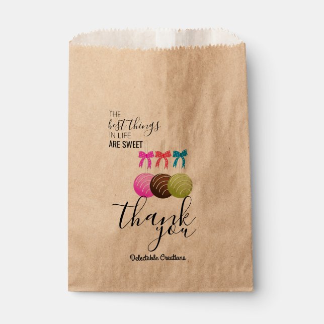 Sachets En Papier Emballage de pâtisserie (Devant)