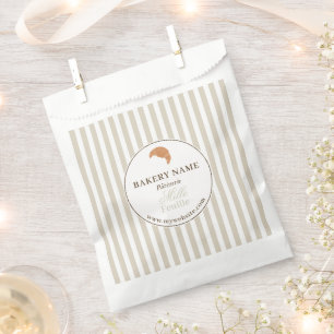 Sachets En Papier Emballage de sac de produit de logo de boulangerie