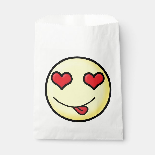 Sachets En Papier emoji clin d'œil (Devant)