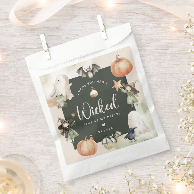 Sachets En Papier Enchanting Wiches Kids Halloween Birthday (Coupé)