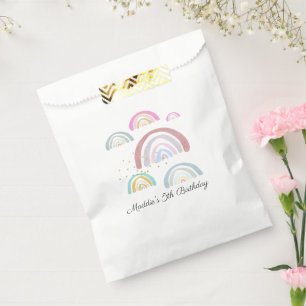 Sachets En Papier Enfants Arc-en-ciel fête d'anniversaire Favoriser