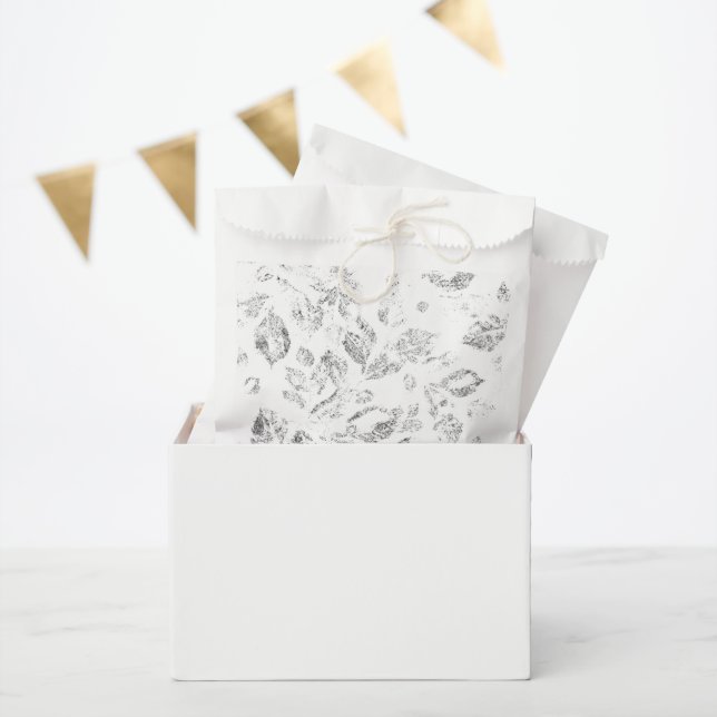 Sachets En Papier Ensemble de dossiers botaniques élégants (Fête)