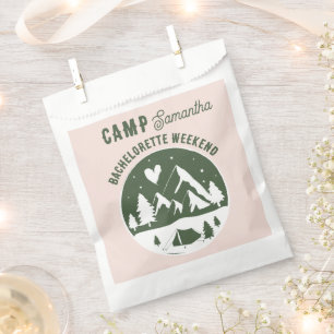 Sachets En Papier Enterrement de vie de jeune fille Camping Bach Wee