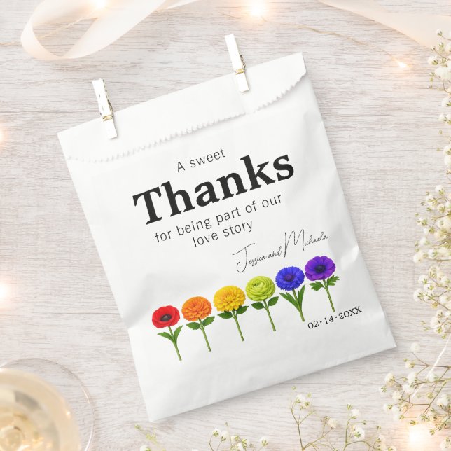 Sachets En Papier 🌈💍Épanouissez-vous ensemble  (Coupé)