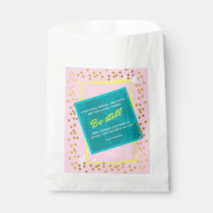 Sachets En Papier Être toujours citée poster d'art de Mur vert rose