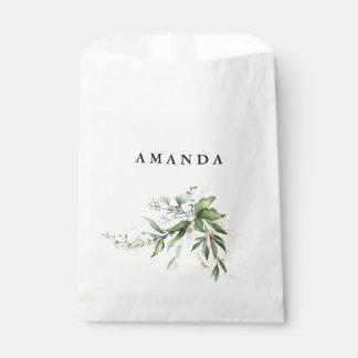 Sachets En Papier Éucalyptus botanique feuillu Branche de verdure mo