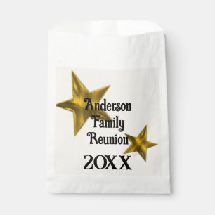 Sachets En Papier Événement annuel Gold Star minimaliste de la Réuni