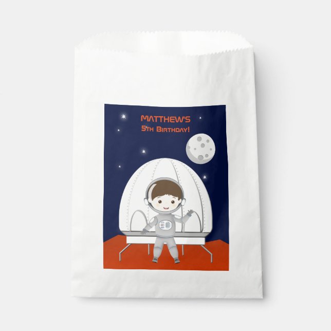 Sachets En Papier Explorateur d'espace (Devant)