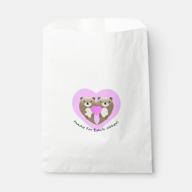 Sachets En Papier Fabriqué pour chaque Otter (Devant)