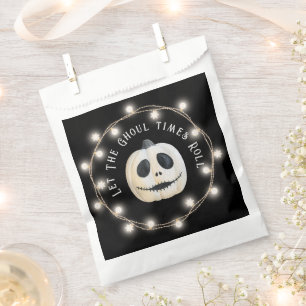 Sachets En Papier Face du Citrouille gothique du parti Halloween