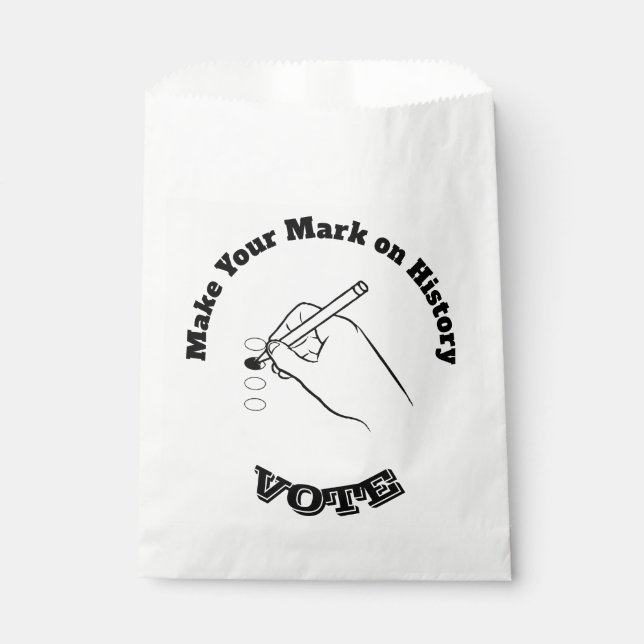 Sachets En Papier Faites votre marque sur l'histoire (Devant)