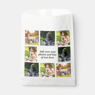 Sachets En Papier Faites votre propre collage photo et texte