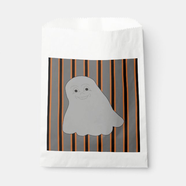 Sachets En Papier Fantômes de Halloween amusants et chics (Devant)