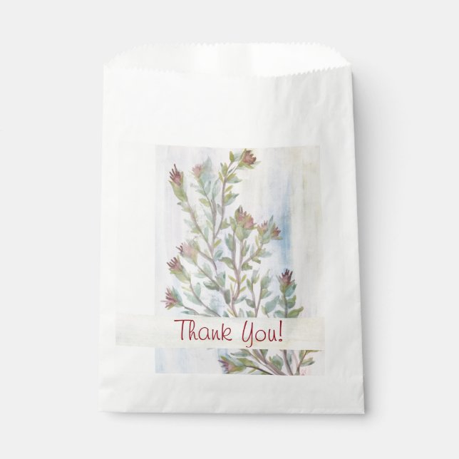 Sachets En Papier Faveur de mariage personnalisée (Devant)