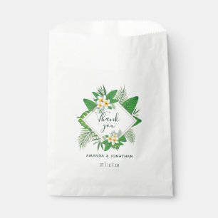 Sachets En Papier Favori de mariage Luau Aloha Hawaïen aquarelle