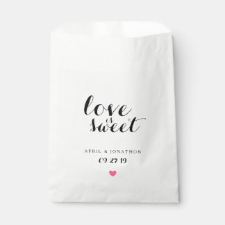 Sachets En Papier Favoriser le sac - L'amour est doux