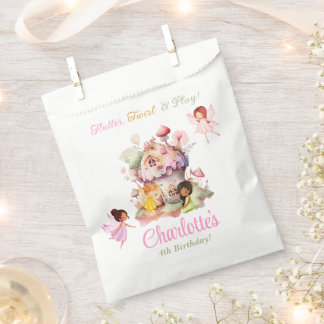 Sachets En Papier Fbattage et Twirl Fée Anniversaire Fête Favoriser 