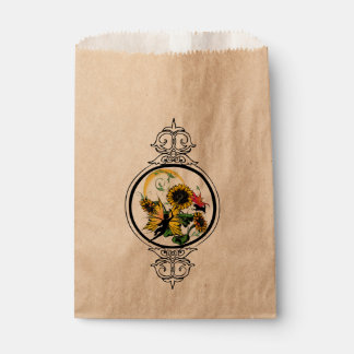 Sachets En Papier Fée de l'ombre de tournesol et chat cosmique
