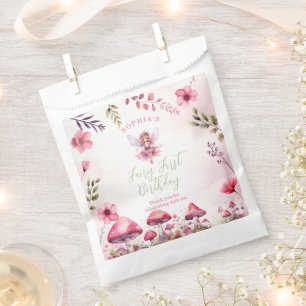 Sachets En Papier Fée premier anniversaire Enchanted Forest Champign