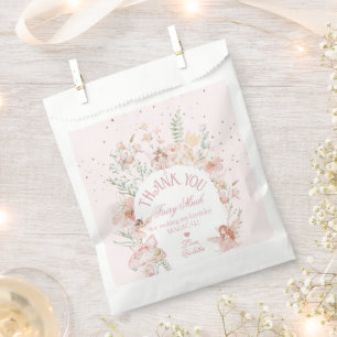 Sachets En Papier Fée Premier Anniversaire Jardin Enchanté Fantaisis
