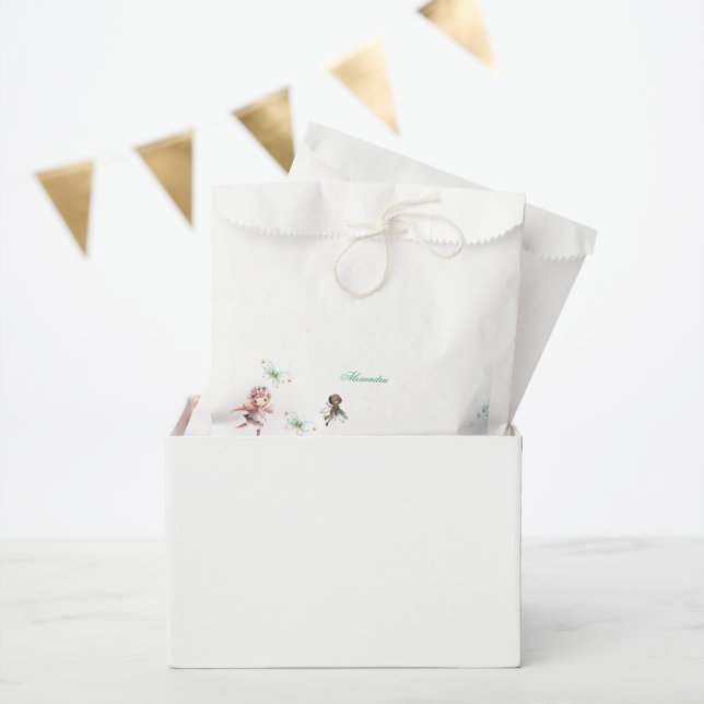Sachets En Papier Fées et jardin d'imaginaire à privilégier sac (Fête)