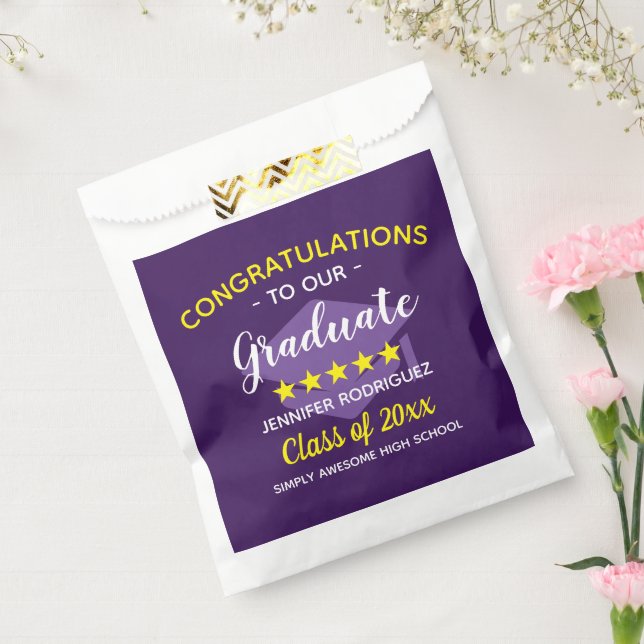 Sachets En Papier Félicitations À Notre Diplômé (Scellé)