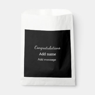 Sachets En Papier Félicitations ajouter un message de nom simple dip