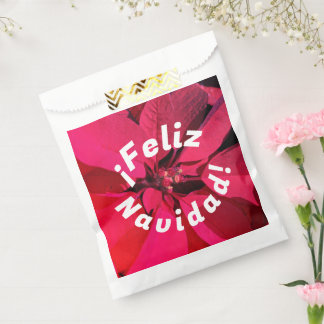 Sachets En Papier ¡Feliz Navidad ! Noël espagnol