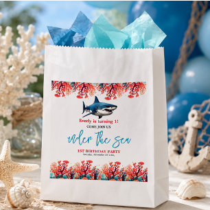 Sachets En Papier Fête d'anniversaire 1 an sous la mer