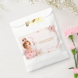 Sachets En Papier Fête d'anniversaire de la princesse cygne conte de