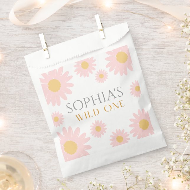 Sachets En Papier Fête d'anniversaire de marguerite Bohmian Wild Un  (Coupé)
