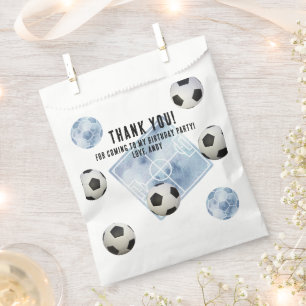 Sachets En Papier Fête d'anniversaire de première année de football