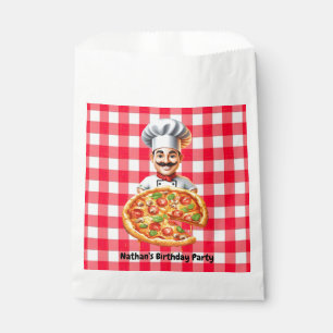 Sachets En Papier Fête d'anniversaire des enfants de Pizza