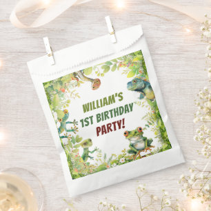 Sachets En Papier Fête d'anniversaire du reptile Show