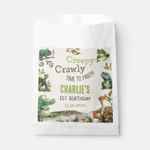 Sachets En Papier Fête d'anniversaire du reptile Show
