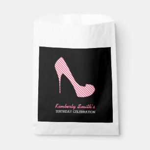 Sachets En Papier Fête d'anniversaire stylet rose impertinente de